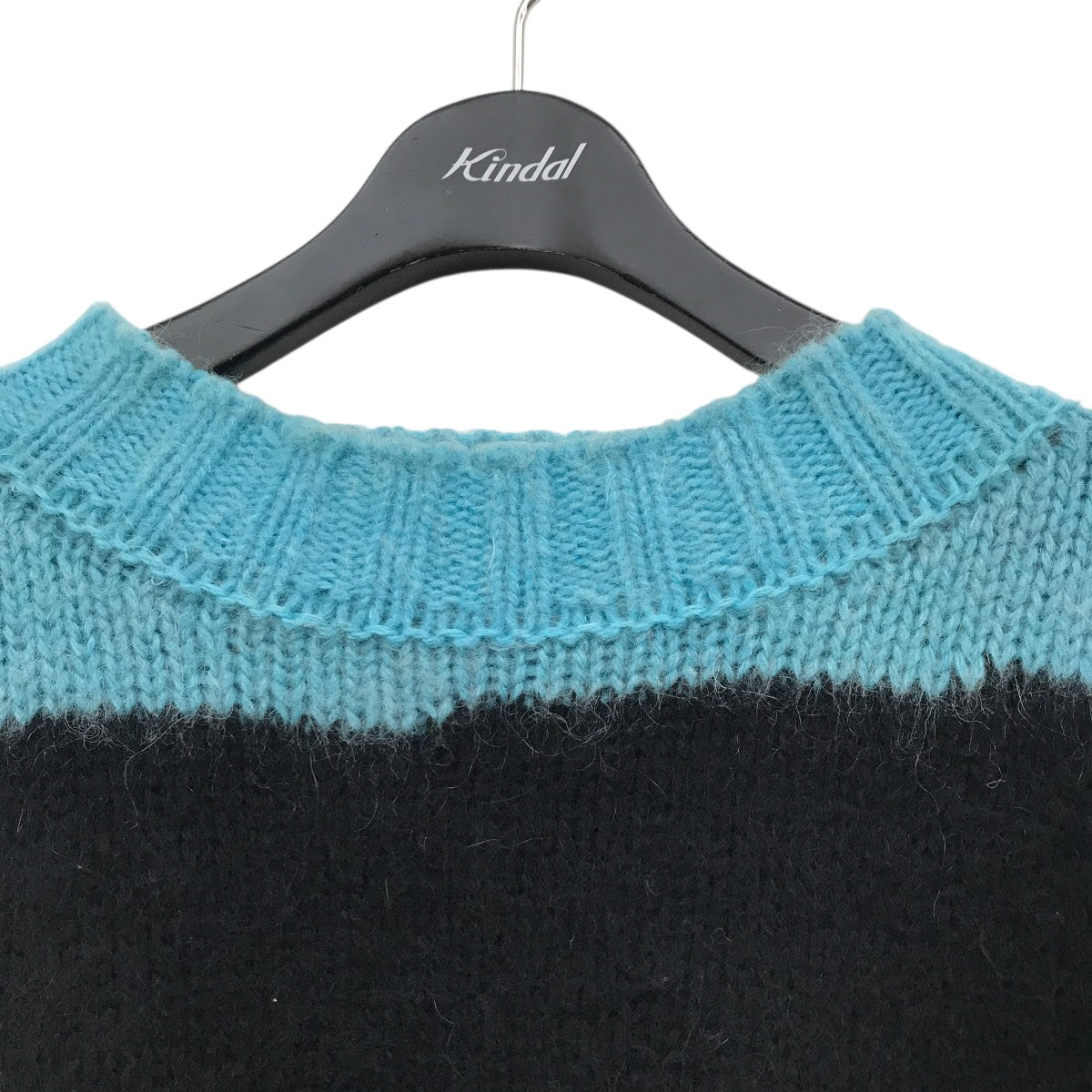 RAF SIMONS ブラック ニットセーター 2020-2021 RAF SIMONS（ラフシモンズ）の「Oversized turtle neck sweater