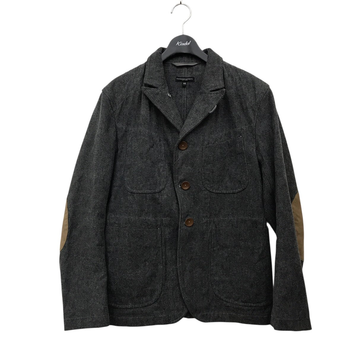 美品 エンジニアードガーメンツ ベッドフォードジャケット エルボーパッチ グレー エンジニアードガーメンツ Engineered Garments ベッドフォード