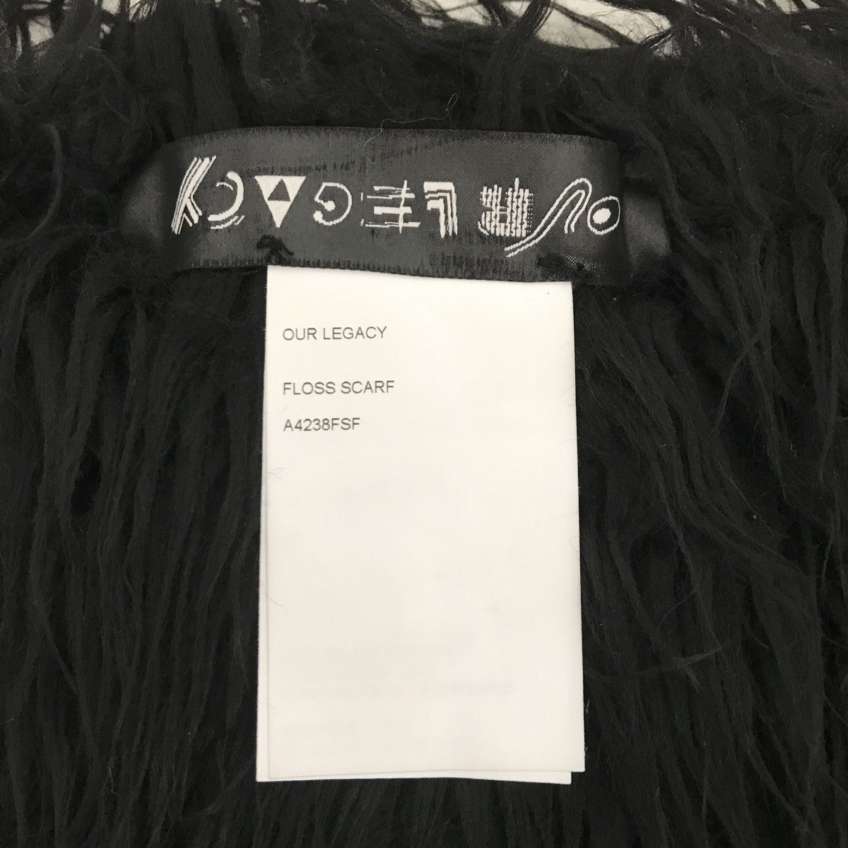 ourlegacy floss scarf マフラー OUR LEGACY(アワーレガシー) FLOSS SCARFマフラーA4238FSF