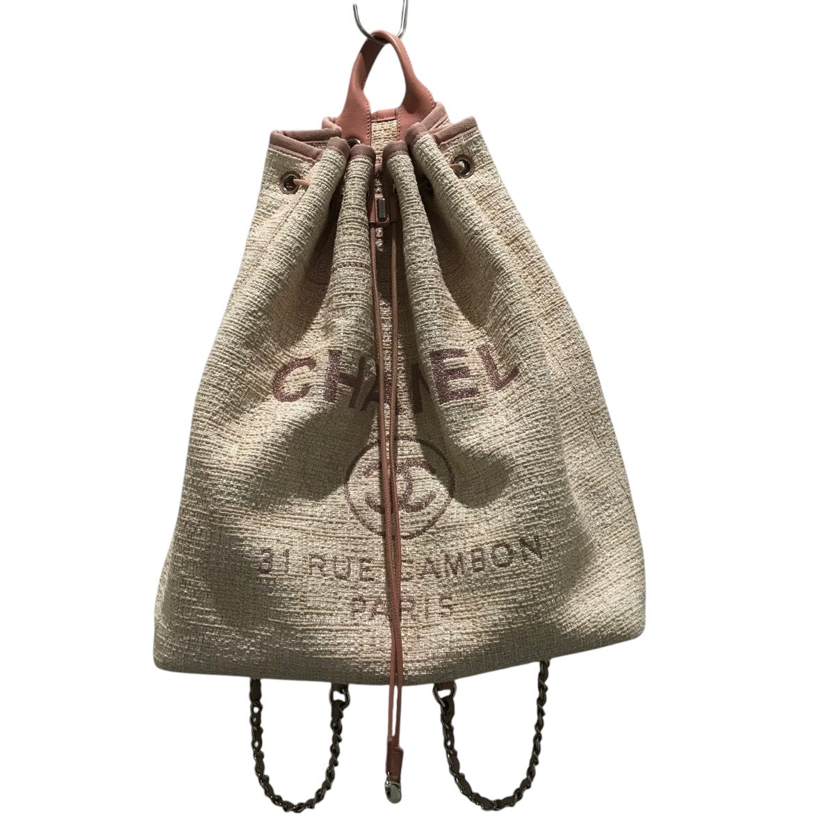 CHANEL 【ドーヴィル】ツイードバックパック 古着・中古-3枚目のアイテム画像
