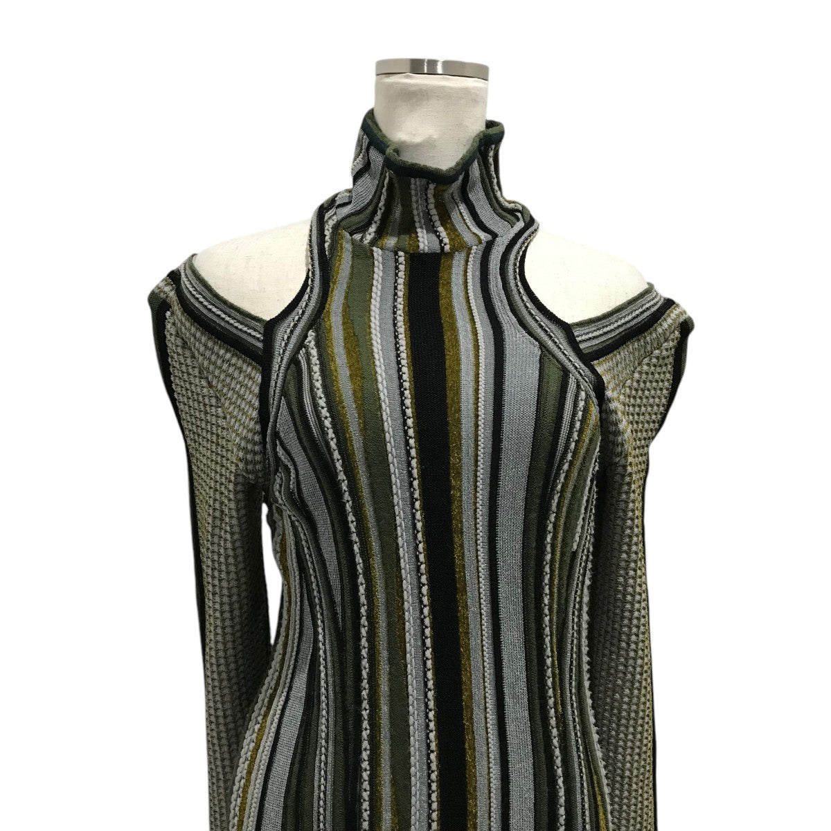 mame kurogouchi(マメクロゴウチ) ニットワンピースMM23FW-KN016