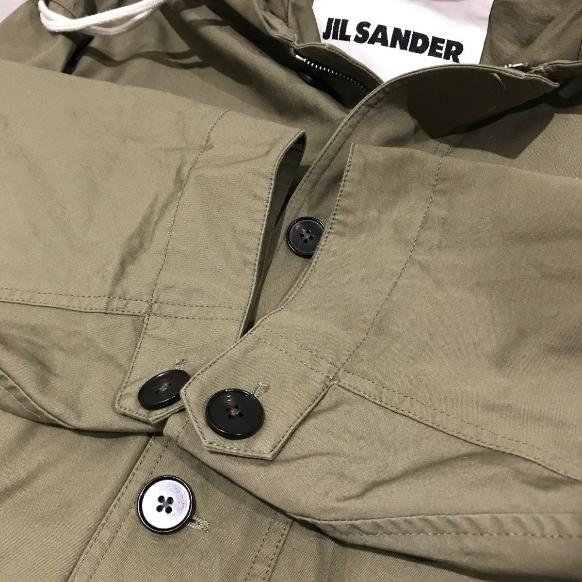 JIL SANDER(ジルサンダー) フーデットミリタリーコートJSMU430121
