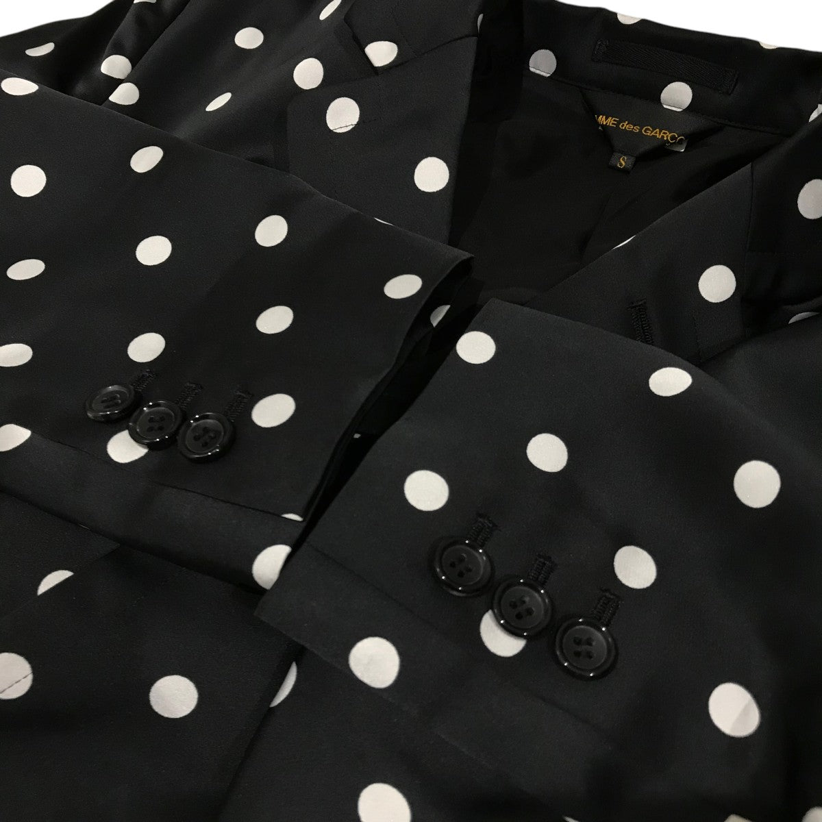COMME des GARCONS ドット柄シースルージャケット