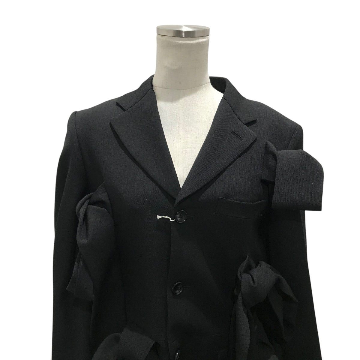 美品 コムデギャルソンオム プリュス フリルジャケット AD2011 黒 XS imgrc0066210816.jpg