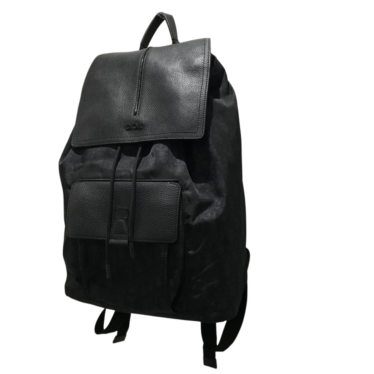 Christian Dior オブリークレザー切替バックパック 古着・中古-1枚目のアイテム画像