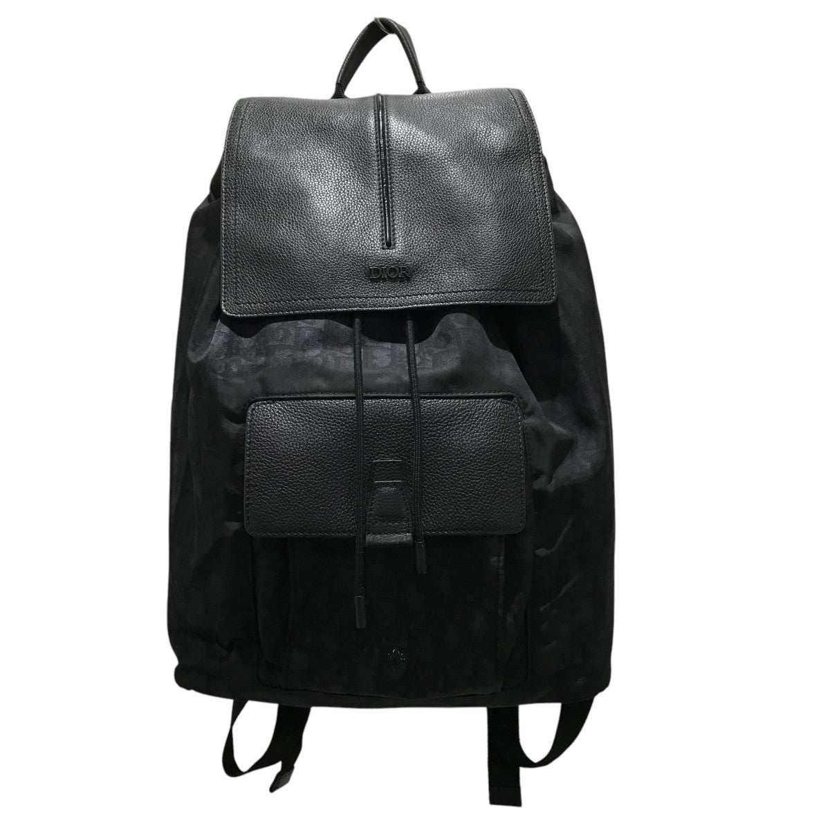 Christian Dior オブリークレザー切替バックパック 古着・中古-3枚目のアイテム画像