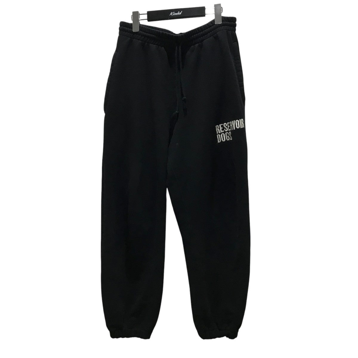 WACKOMARIA DORMEUIL ストライプパンツ　黒　サイズL GLITTER STRIPED PLEATED TROUSERS (TYPE-1) -DORMEUL-【BLACK