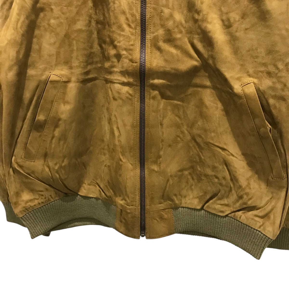 ARDENNES×Wild Life Tailor 別注スウェードジャケット 古着・中古-4枚目のアイテム画像