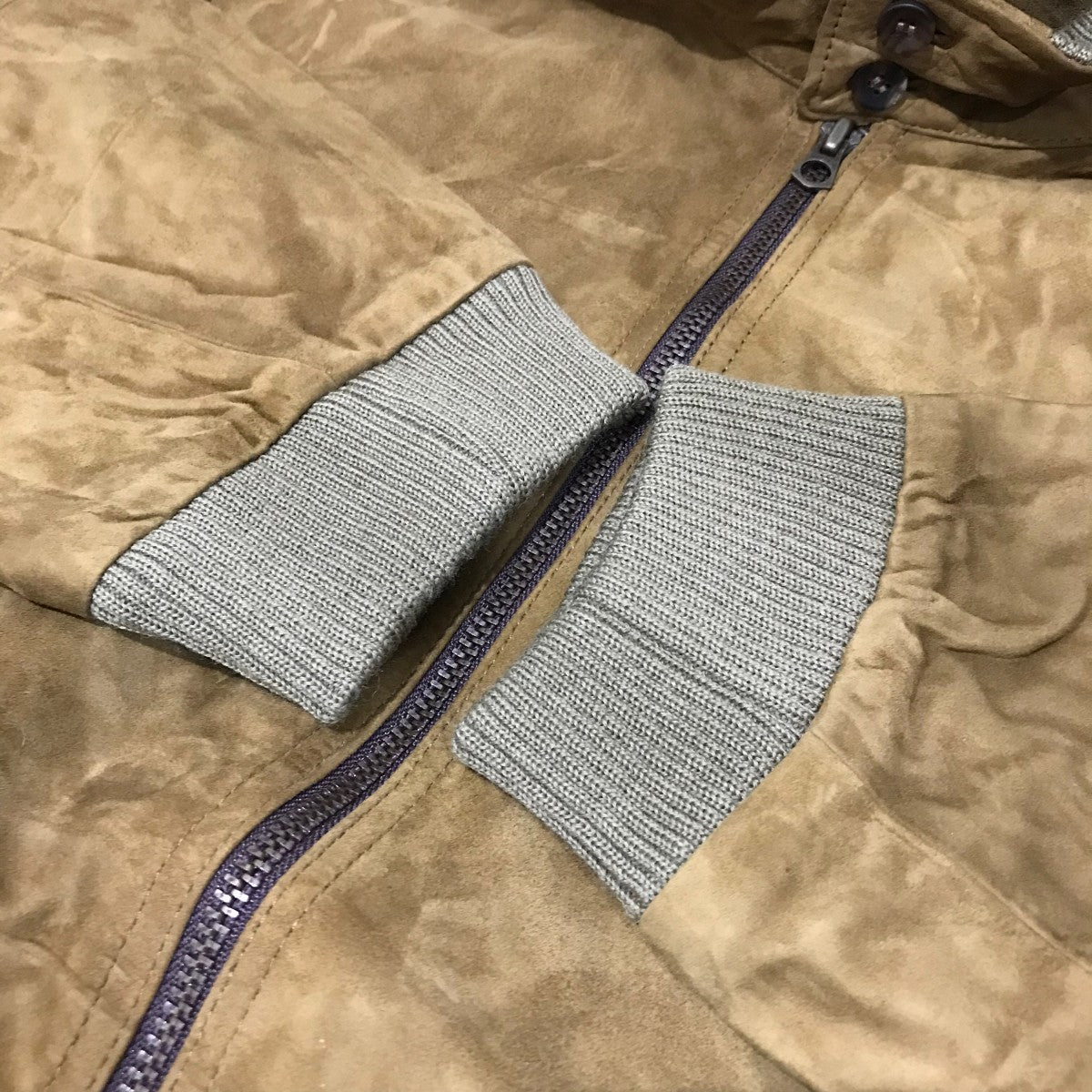 ARDENNES×Wild Life Tailor 別注スウェードジャケット 古着・中古-5枚目のアイテム画像