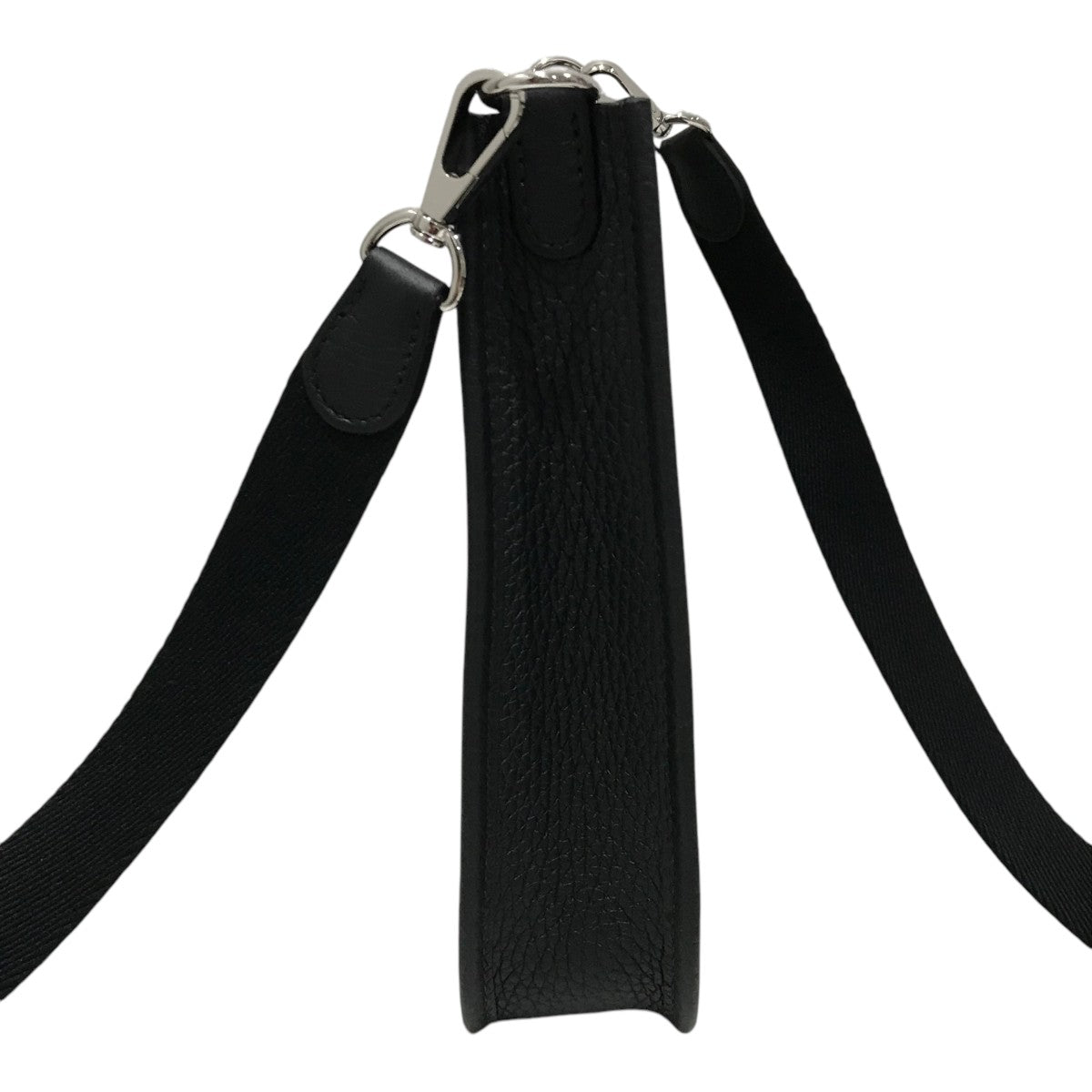 HERMES(エルメス) 【ミニエヴリン】ショルダーバッグ K刻印 ブラック