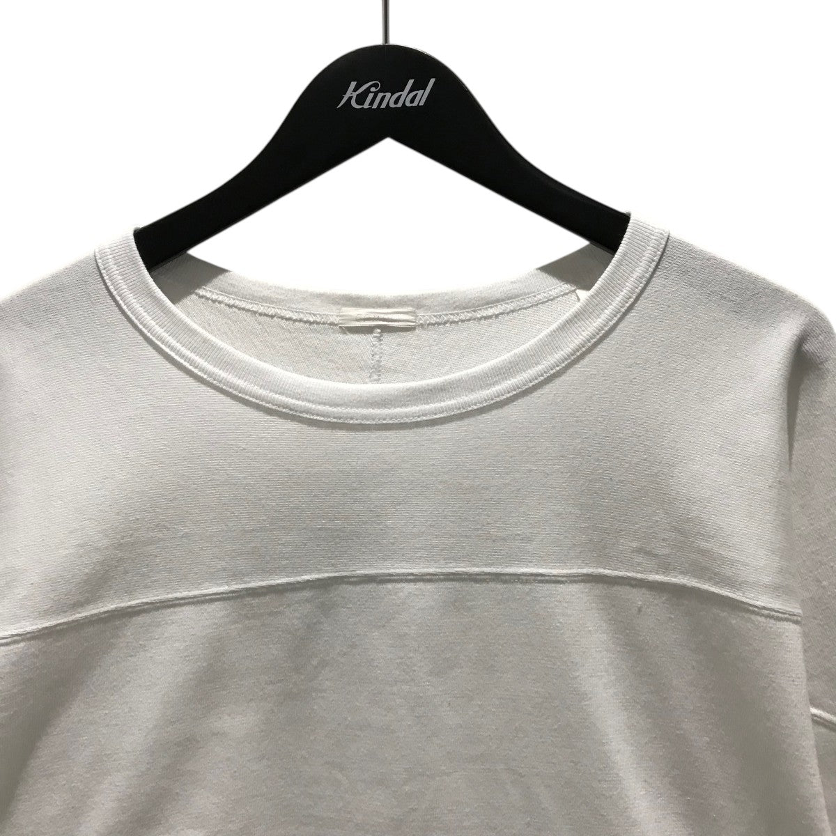 COMOLI フットボールＴシャツ X01-05005 23ss サイズ1 COMOLI コモリ 23SS x01-05005 フットボール ロンT 長袖 Tシャツ