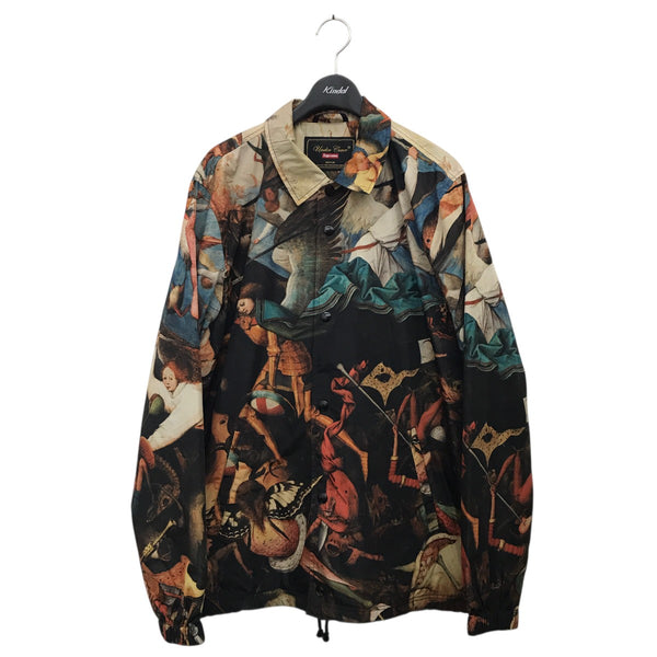 Supreme×UNDERCOVER ナイロンジャケット オレンジ×グリーン×ブラック