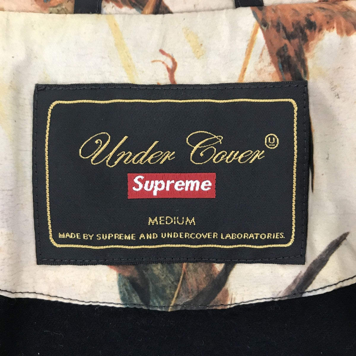 Supreme×UNDERCOVER ナイロンジャケット オレンジ×グリーン×ブラック