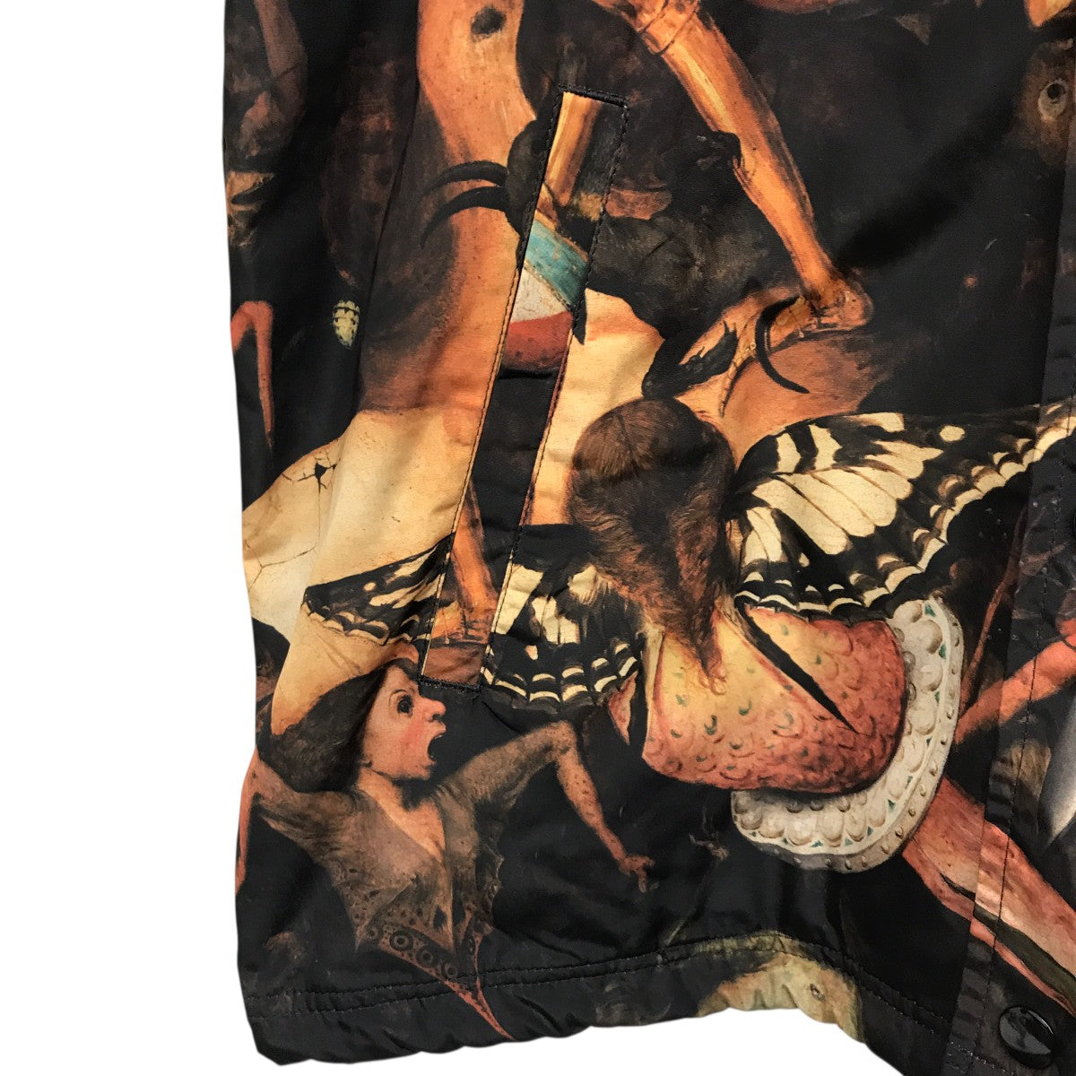 Supreme×UNDERCOVER ナイロンジャケット オレンジ×グリーン×ブラック