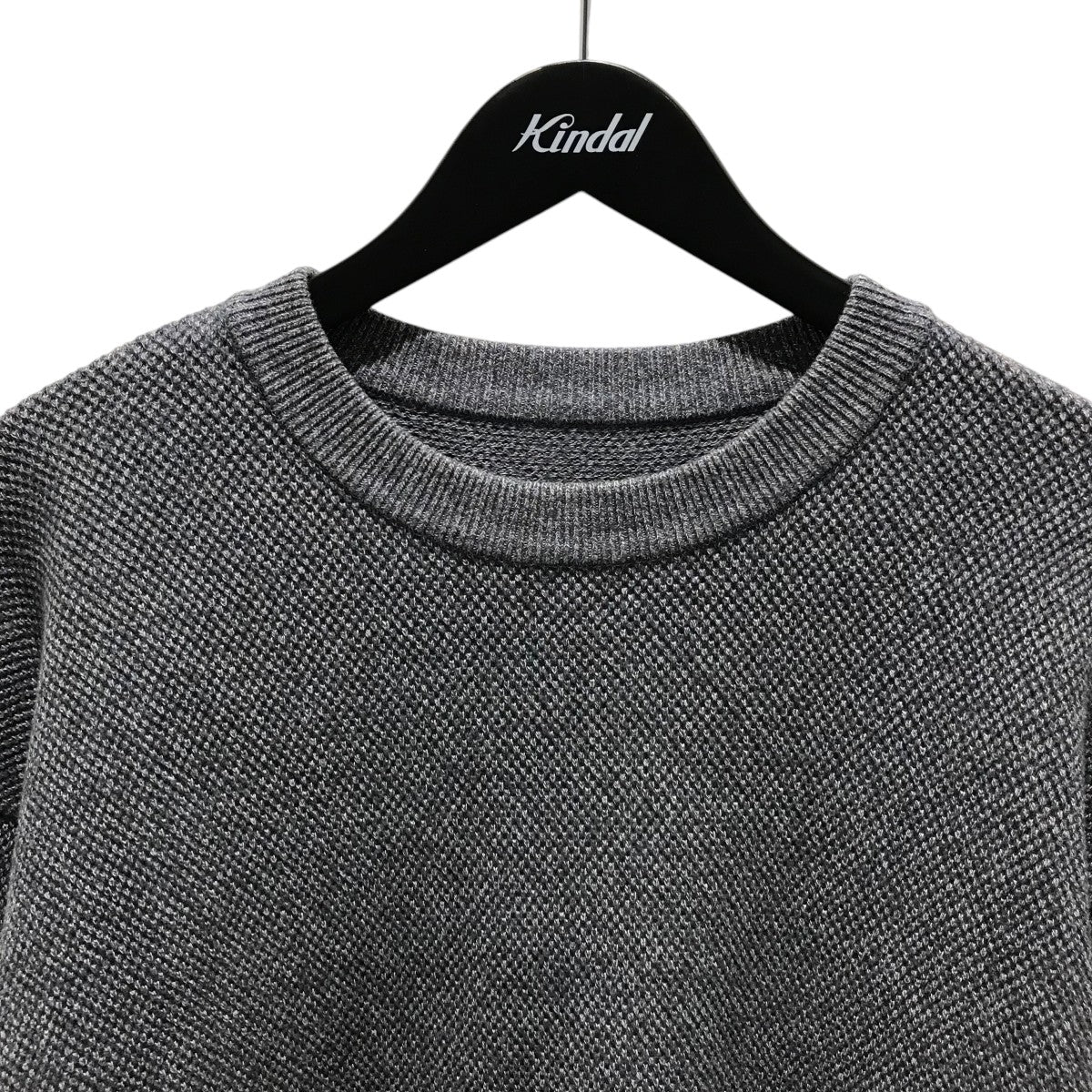 crepuscule(クレプスキュール) 【MOSS STITCH L／S SWEAT】クルー