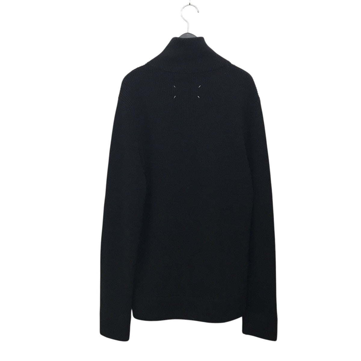 Maison Margiela 14 22AW ドライバーズ ニット ネイビー MAISON MARGIELA ジップアップ ネイビー ドライバーズニット (Maison