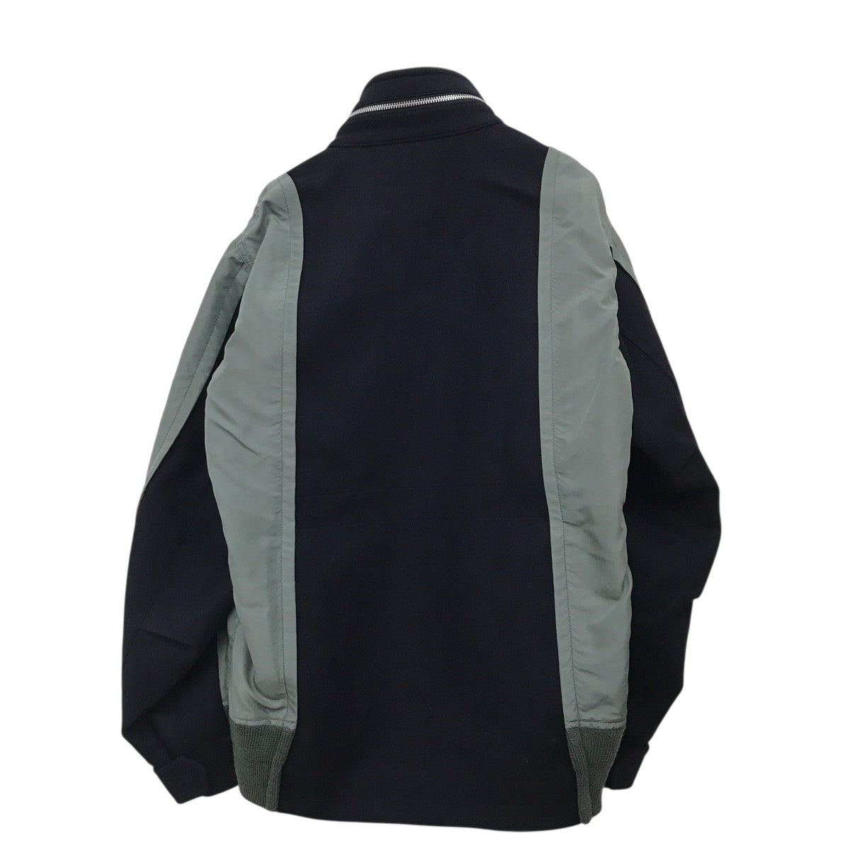 sacai サカイ　ブルゾン　裏地ベロア　デザイン2時　ジャケット　サイズ2 sacai サカイ Padded Blouson パッド入り ブルゾン ジャケット