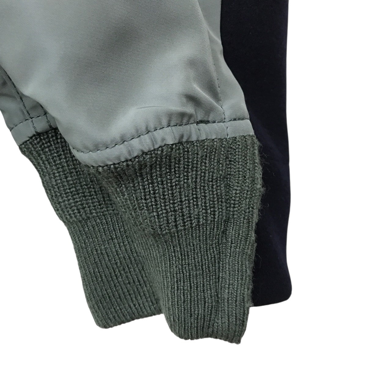 sacai(サカイ) ツインブルゾン24-03554M Wool Melton Nylon Twill