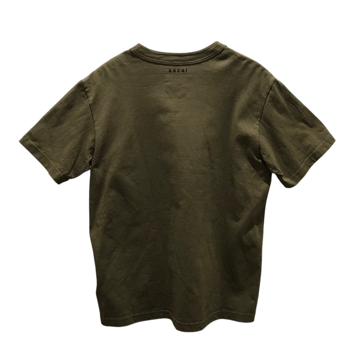 sacai 25SS【Flock Print T-Shirt】フロックプリントTシャツ25-0979S 古着・中古-2枚目のアイテム画像