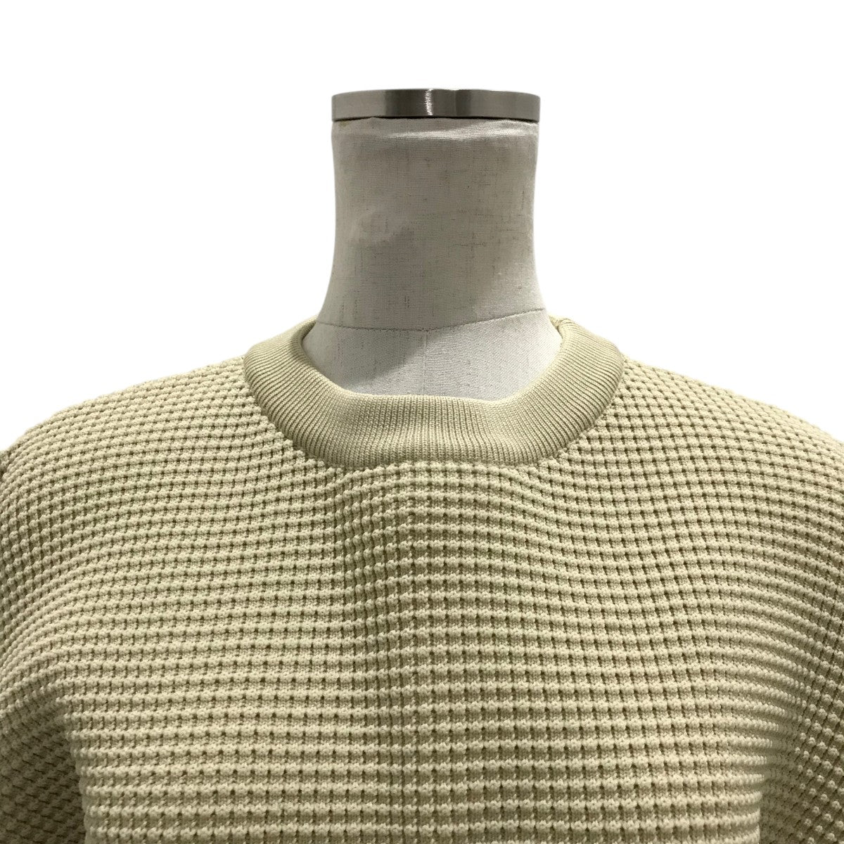 【CIRCLE SILHOUETTE KNIT TOP】サーマルカットソー01320190500