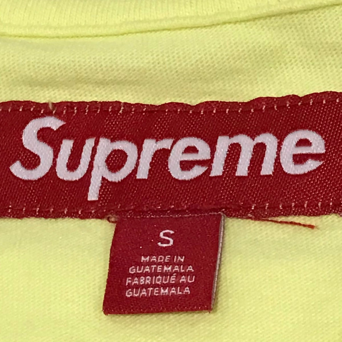 Supreme(シュプリーム) 24SS【Washed Tag S／S Top】ロゴTシャツ