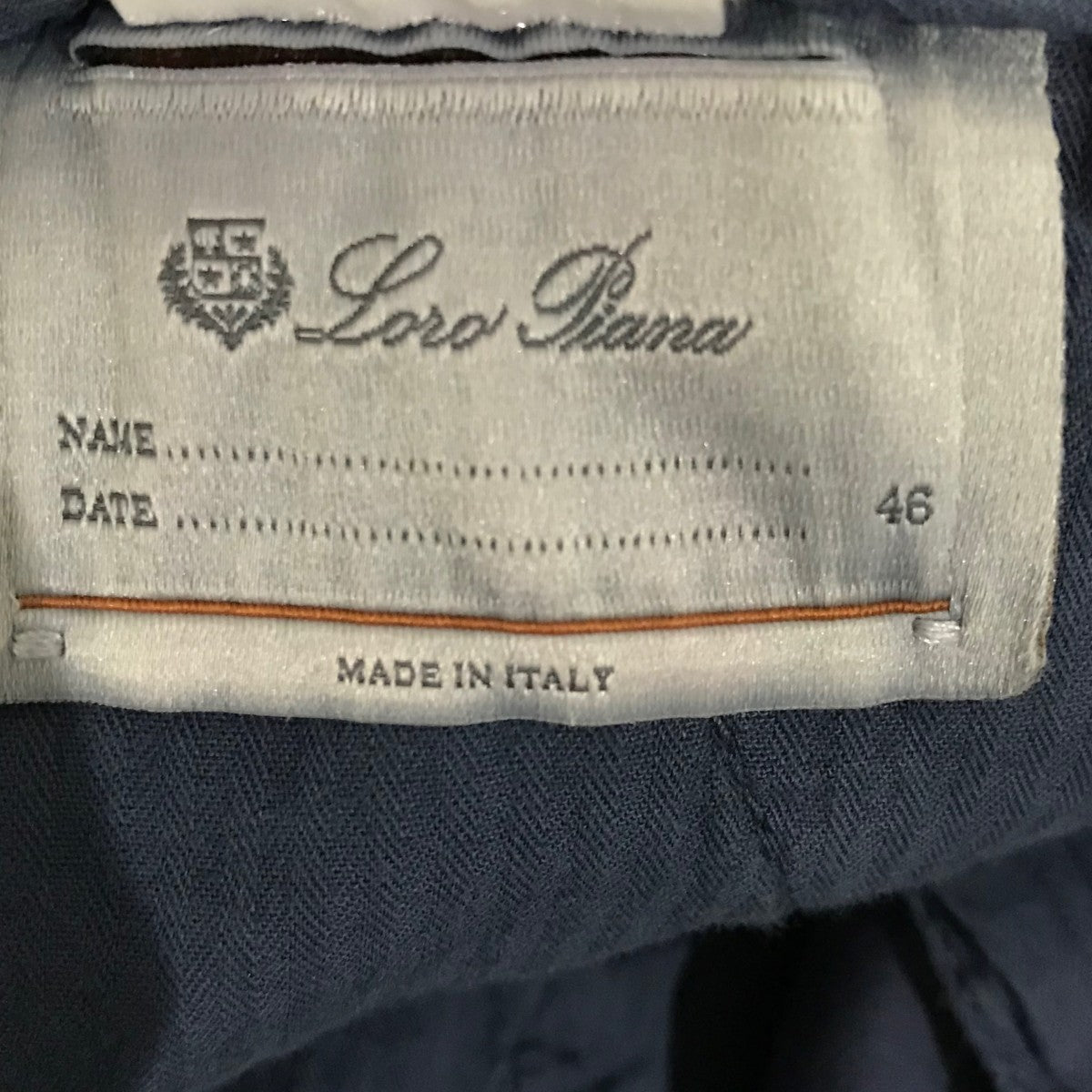 【新品未使用正規品】Loro Piana★ロロピアーナ★コットンリネン混パンツ LORO PIANA(ロロ・ピアーナ) コットンリネンパンツFAM0810