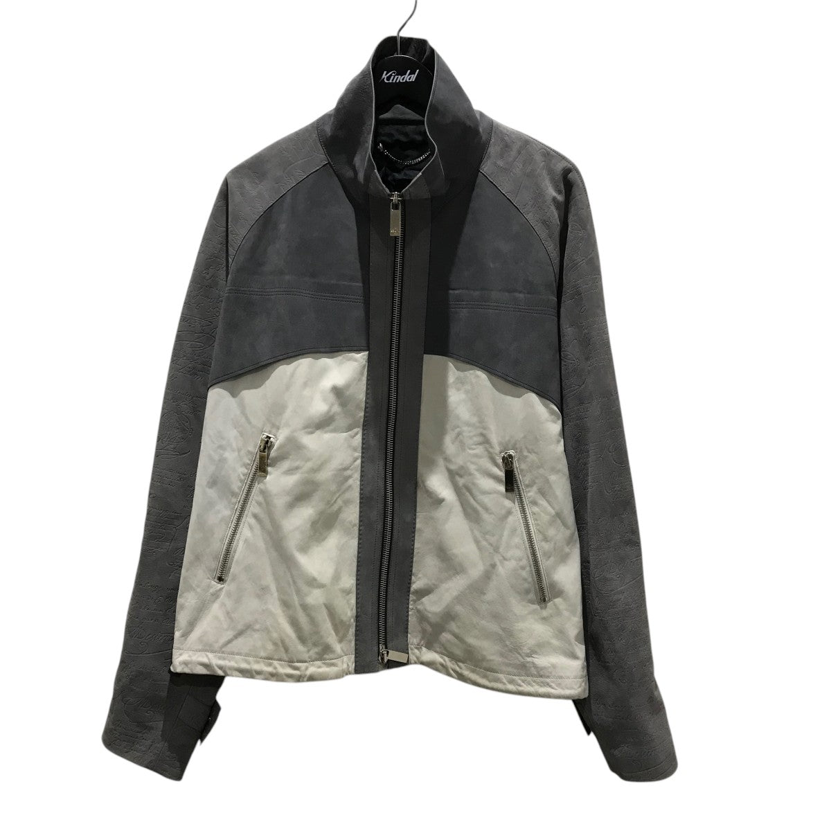 Berluti 袖カリグラフィーレザージャケット 古着・中古-1枚目のアイテム画像