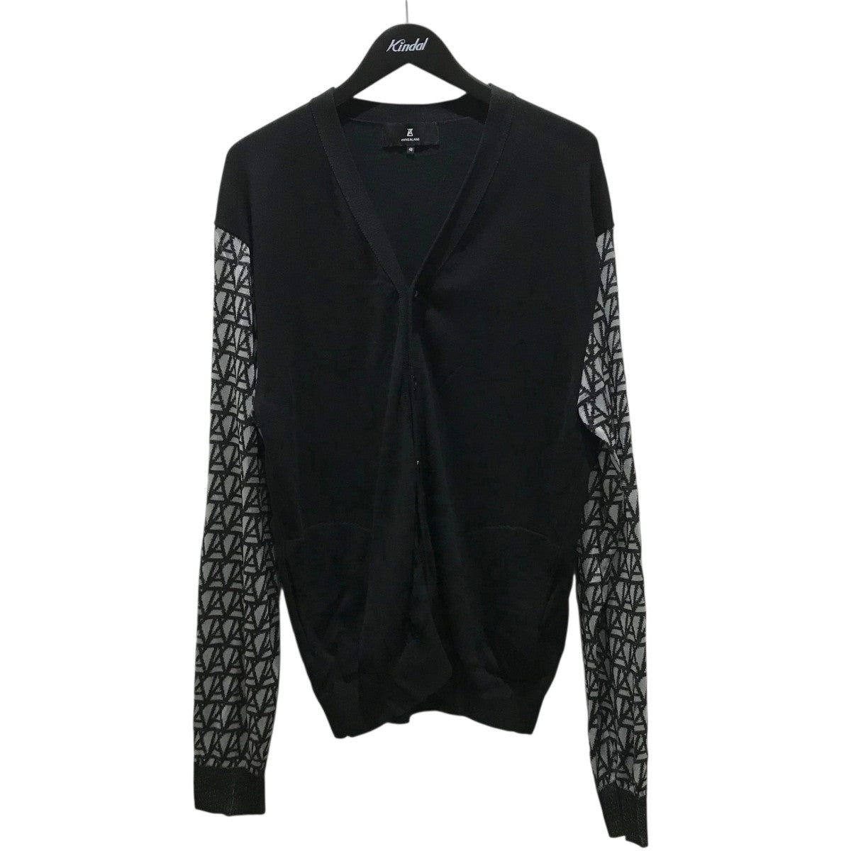 ANREALAGE(アンリアレイジ) 総柄ニットセーター レッド サイズ 48