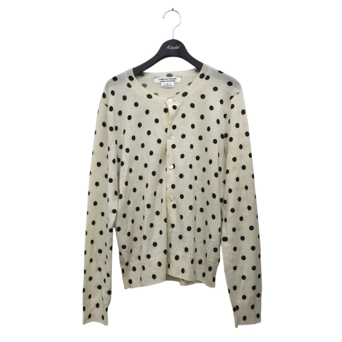 COMME des GARCONS COMME des GARCONS 25SSドットカーディガンRO-N507 古着・中古-1枚目のアイテム画像