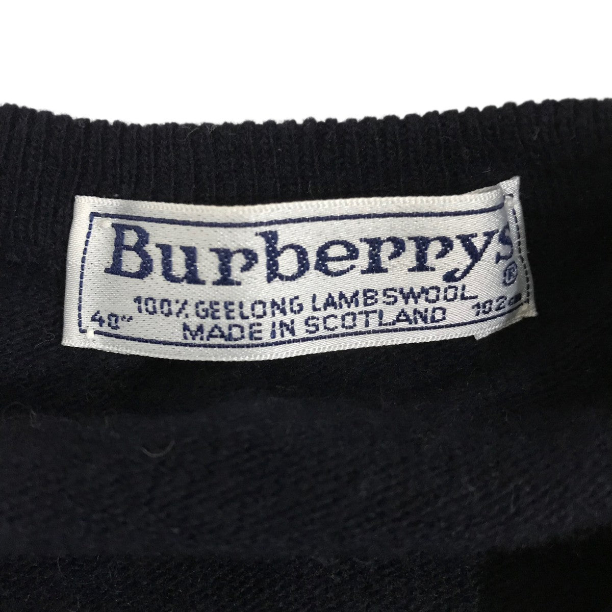 Burberry's(バーバリーズ) 金ボタンカーディガン ネイビー サイズ 40