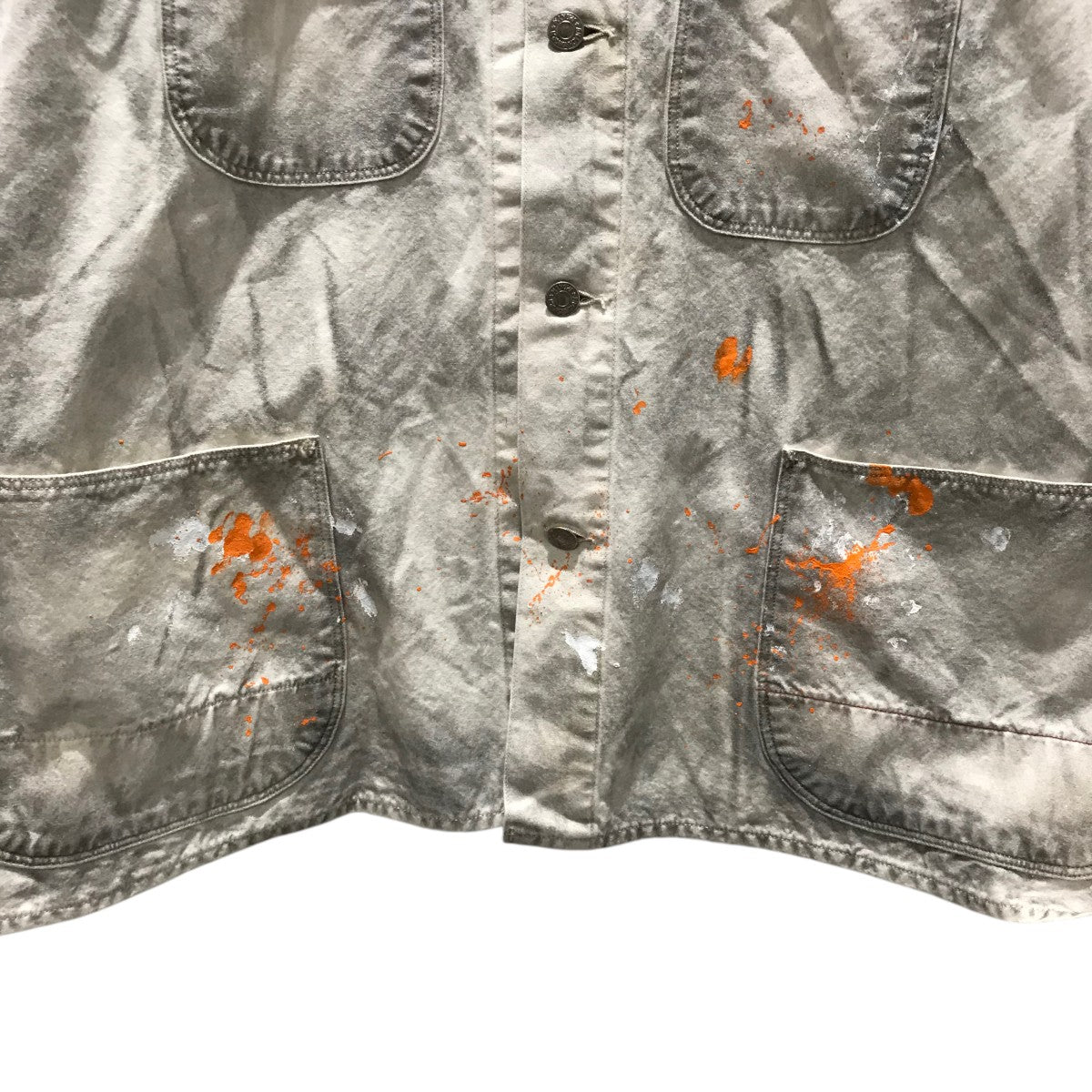 anachronorm ダメージ加工カバーオールサイズ01