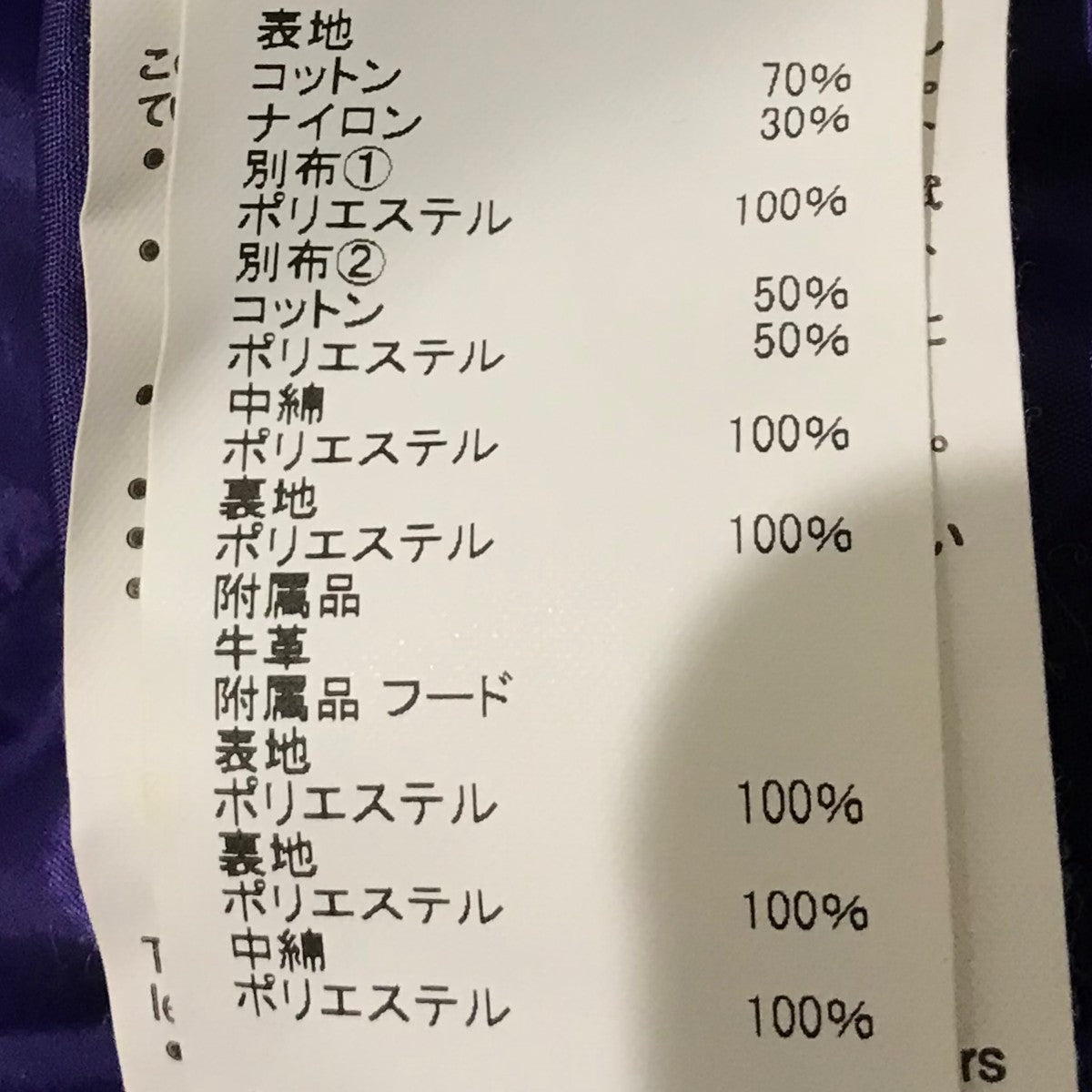 sacai マルチポケットパデッドブルゾン21-02644M 古着・中古-8枚目のアイテム画像