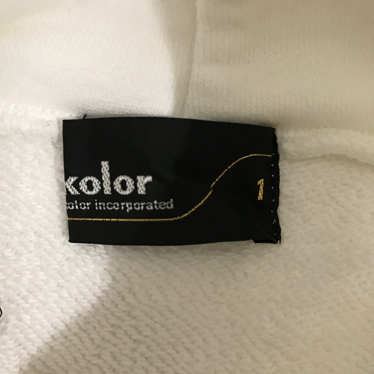 KOLOR(カラー) ポリエステル切替プルオーバーパーカー20WCM-T13204S