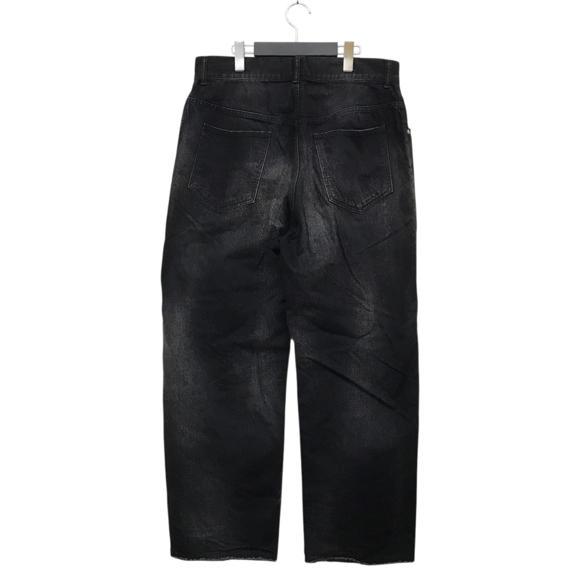 ANCELLM TAPERED 5P ブラック ANC-PT03-C サイズ1 SELVEDGE TAPERED 5P BLACK DENIM PANTS – ANCELLM