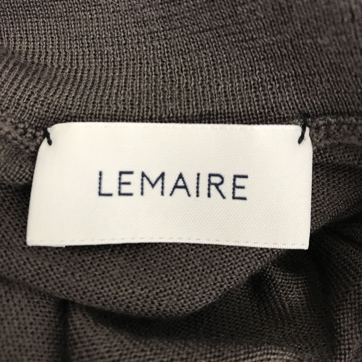 LEMAIRE(ルメール) タートルネックニット ブラウン サイズ L｜【公式