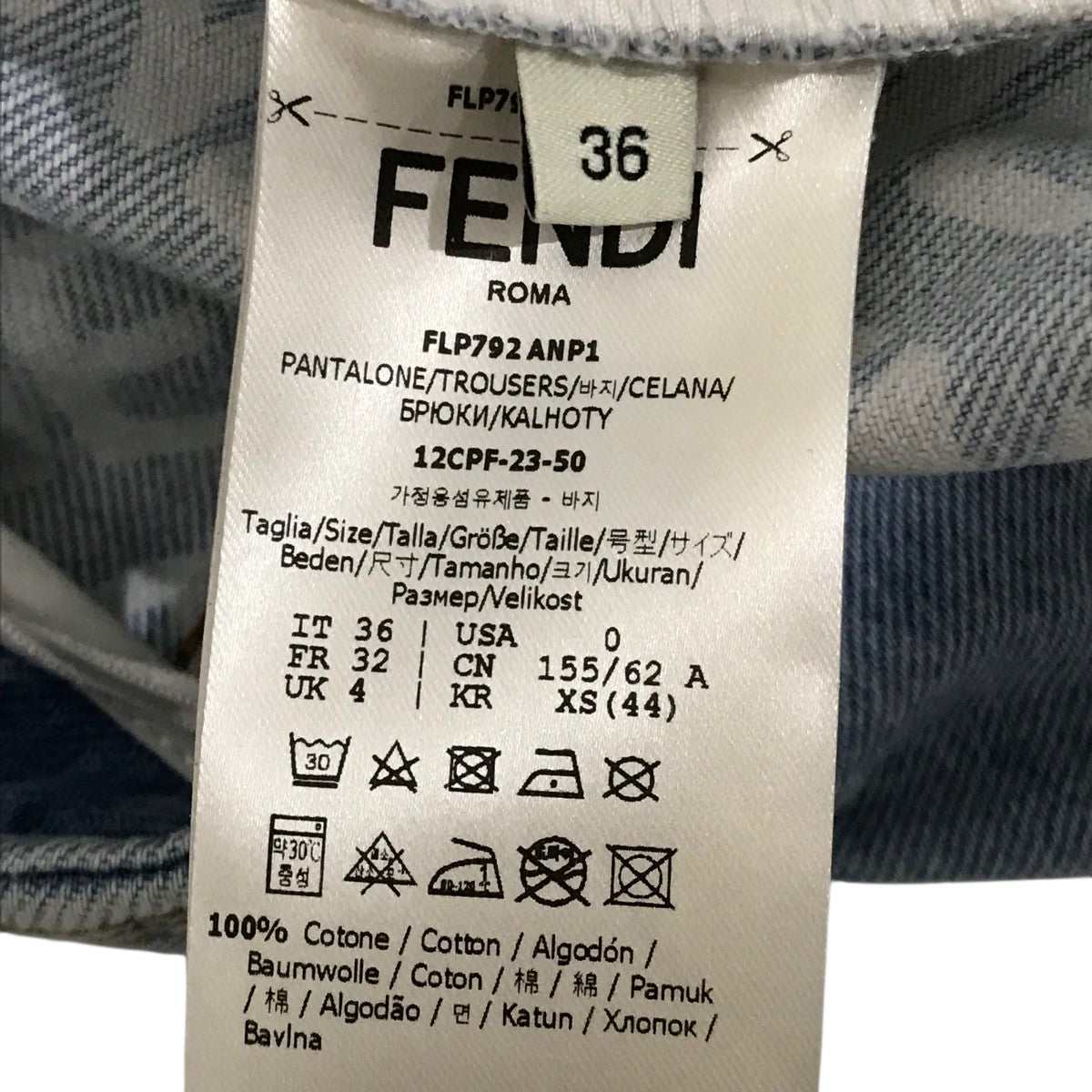 FENDI(フェンディ) デニムショートパンツFLP792 ANP1 FLP792
