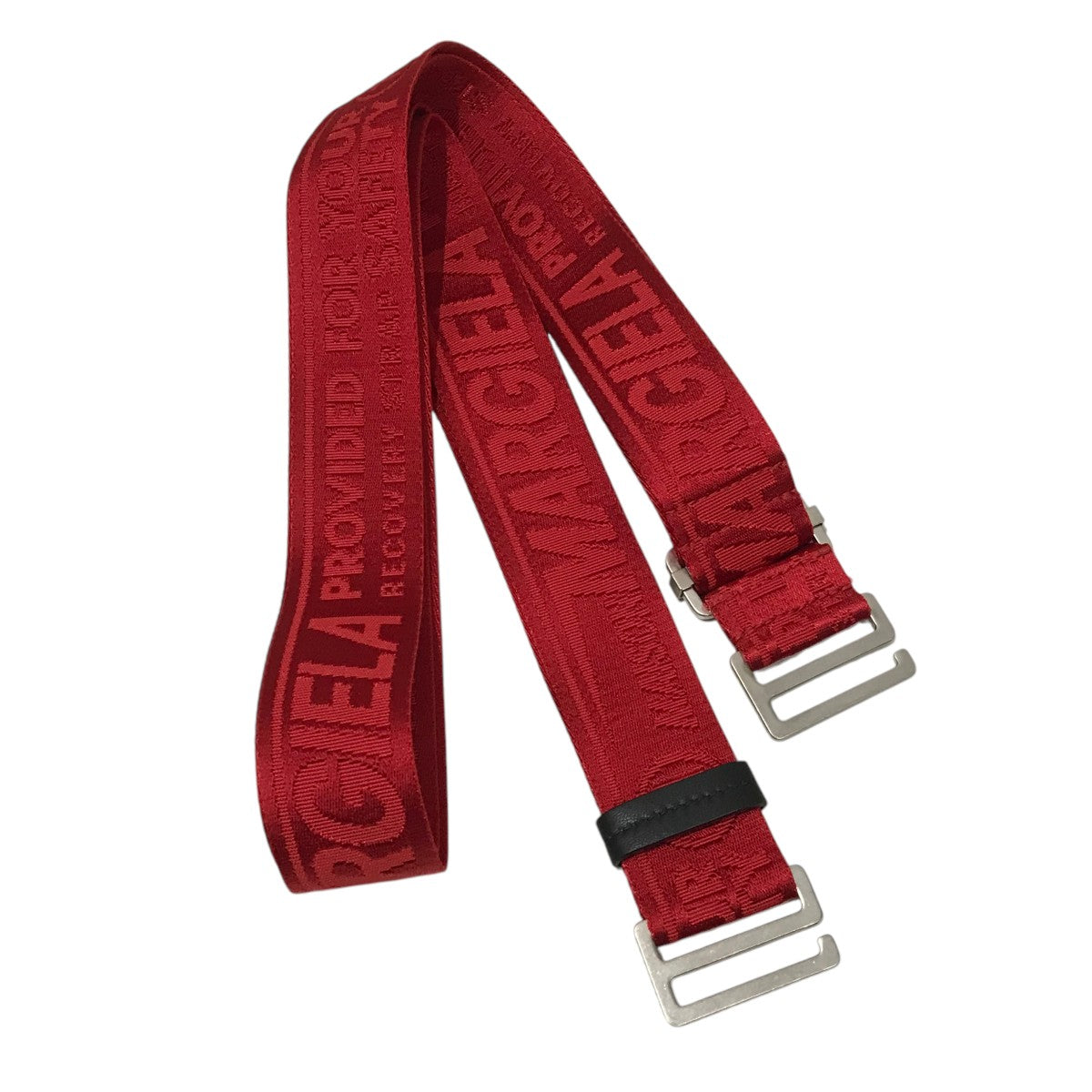 MAISON MARGIELA レッド アームウォーマー　指なし手袋 S Maison Margiela11(メゾンマルジェラ11) 18AWグラムスラム