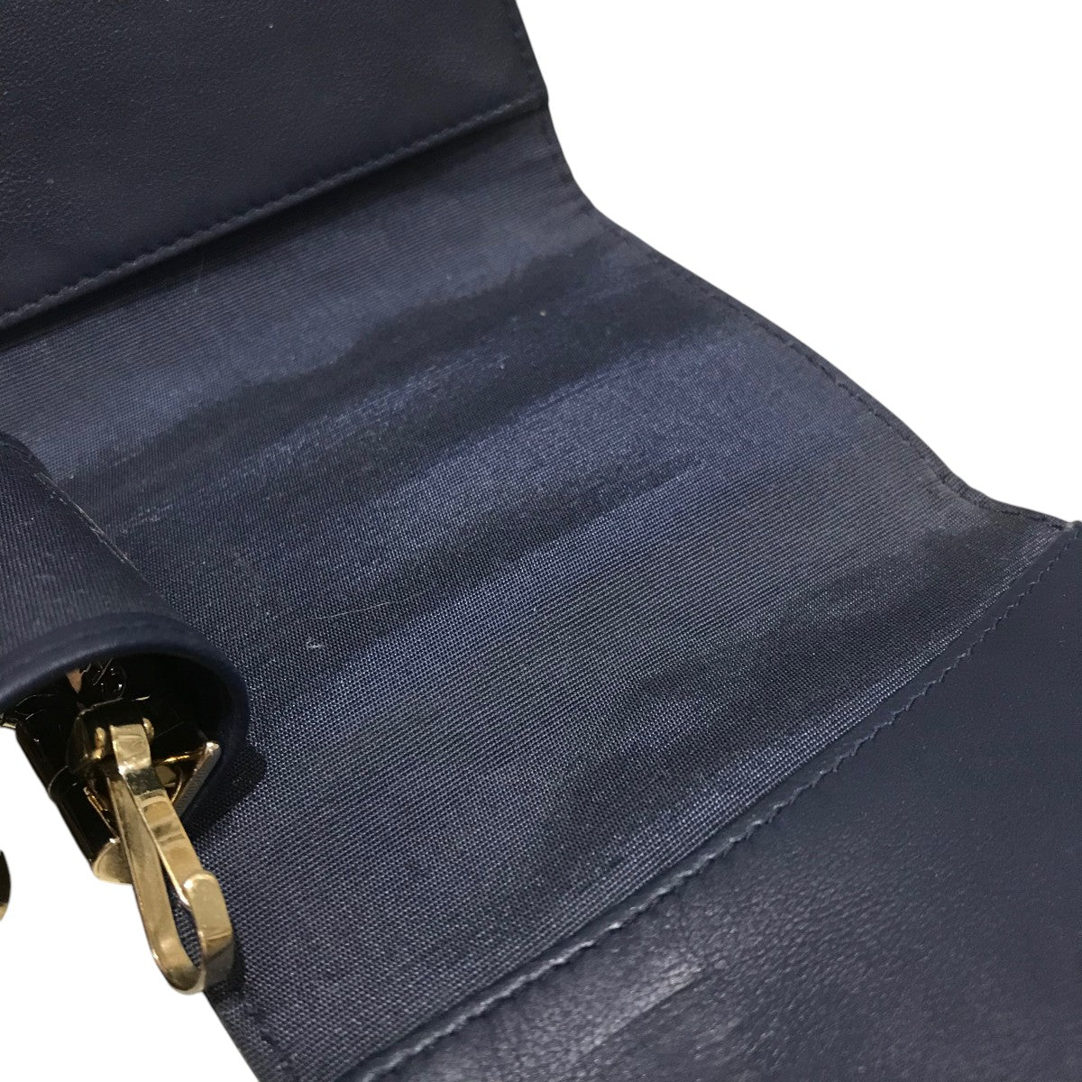 CHANEL(シャネル) 【ダイヤモンドココ】キーケース 245***** ネイビー