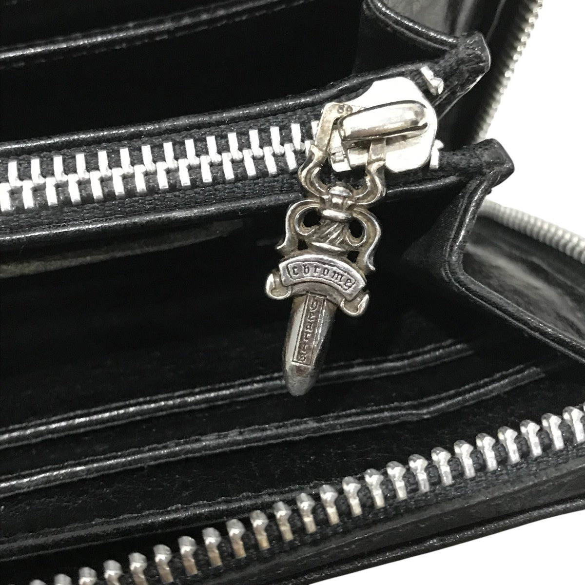 CHROME HEARTS クロムハーツREC F ZIP BS 長財布 CHROME HEARTS(クロムハーツ) REC F ZIP BS長財布 ブラック