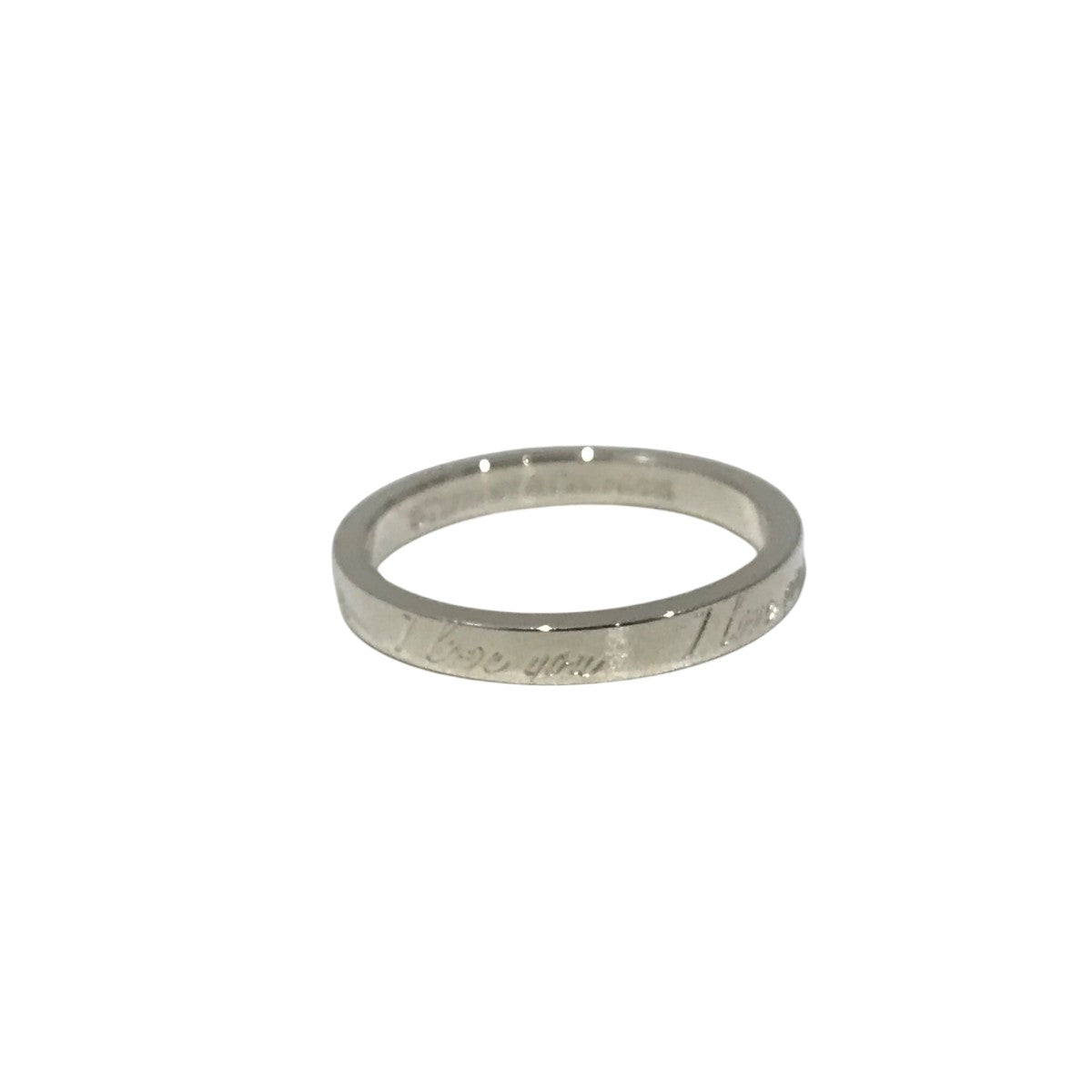 ティファニー リング 指輪 アイラブユー ノーツ ナロー TIFFANY silver notes ring “I love you” | NOIR ONLINE
