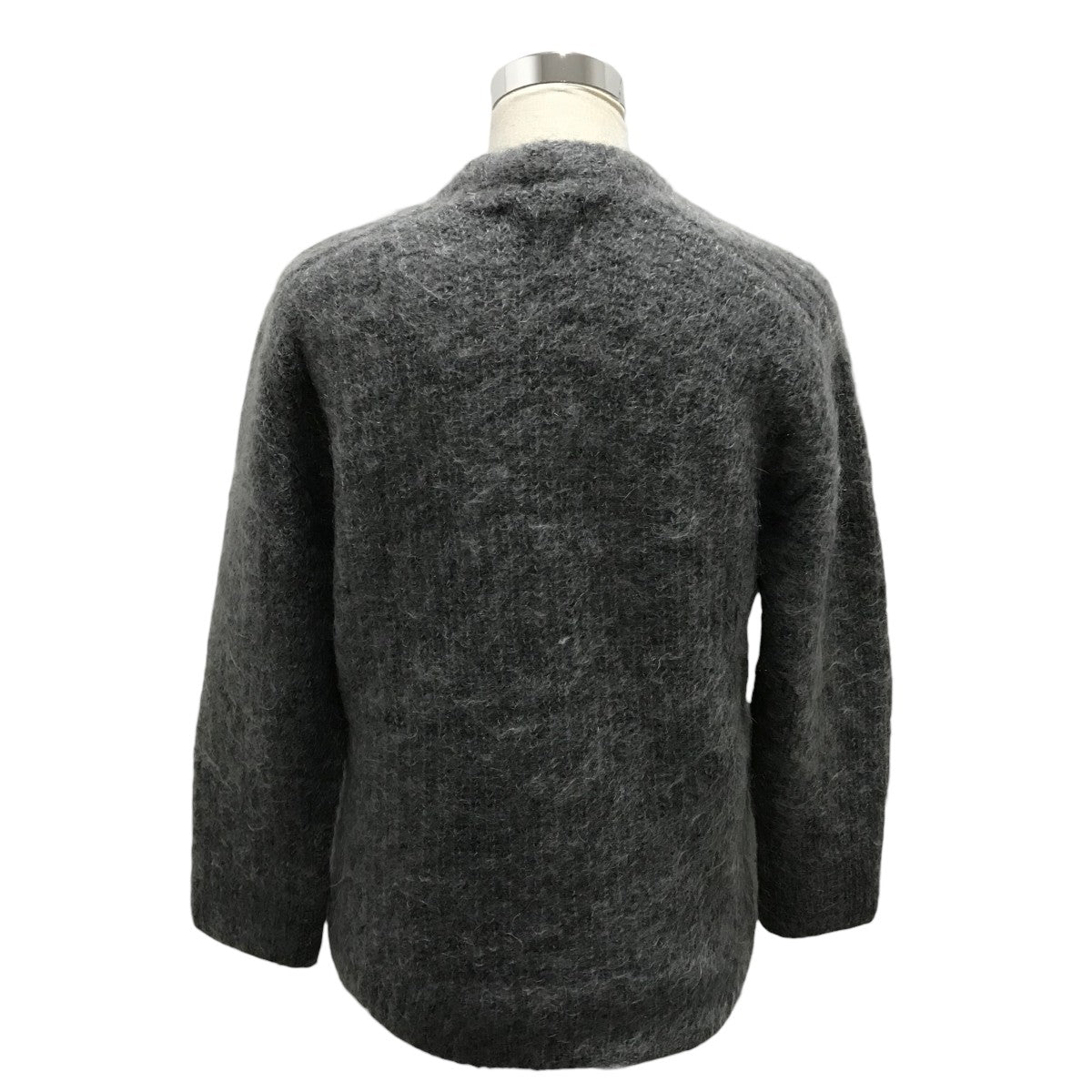 JUN MIKAMI(ジュンミカミ) モヘアクルーネックニット グレー サイズ