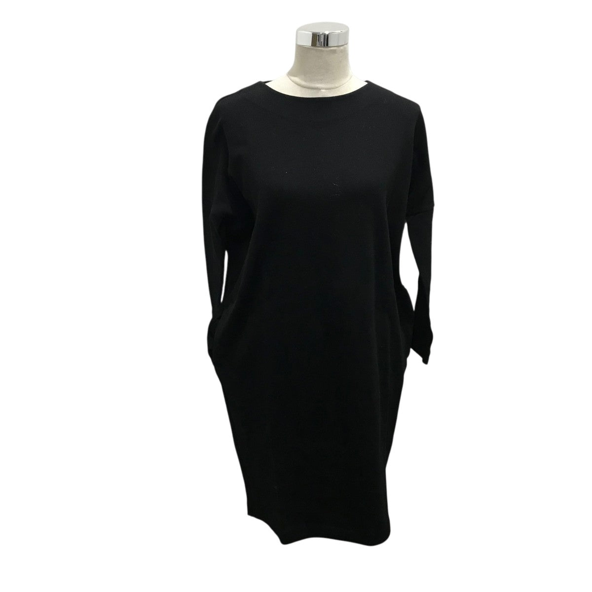 ENFOLD(エンフォルド) MINIMAL LAYERED DRESSクルーネックドレス