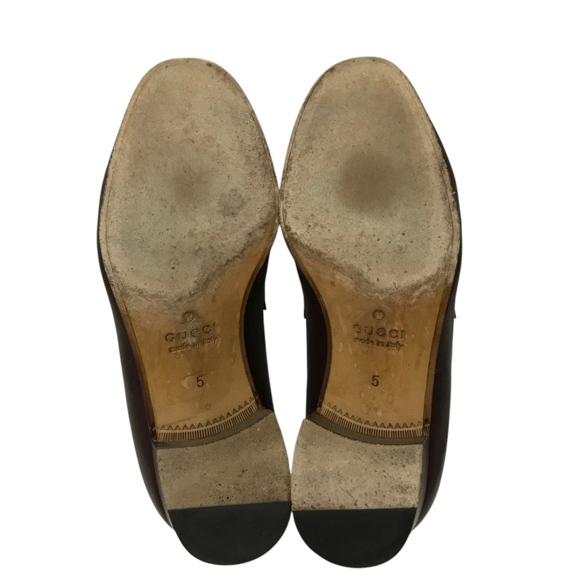 GUCCI(グッチ) ウェブ＆インターロッキングGローファー624740 624740