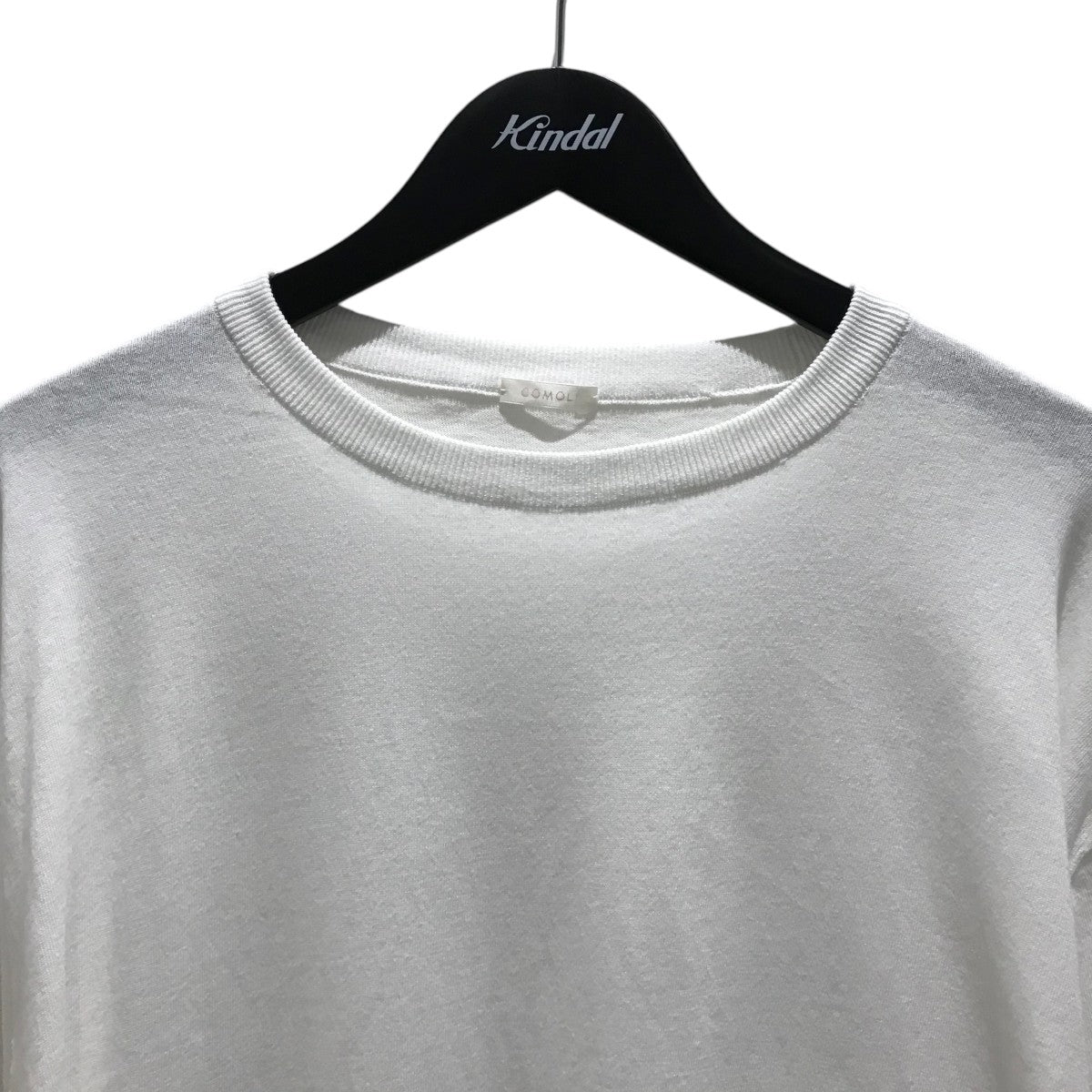 COMOLI 24SS コットンクルーネックニット サイズF COMOLI(コモリ) 24SSコットンクルーネックニットZ01-06011 Z01