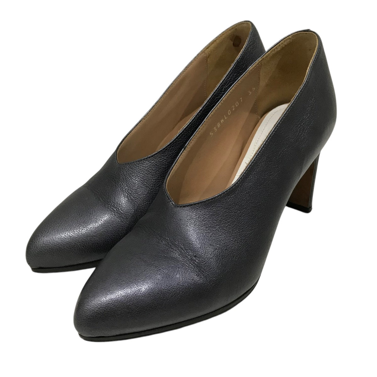 Maison Margiela ヒールパンプスS38WL0207 古着・中古-1枚目のアイテム画像