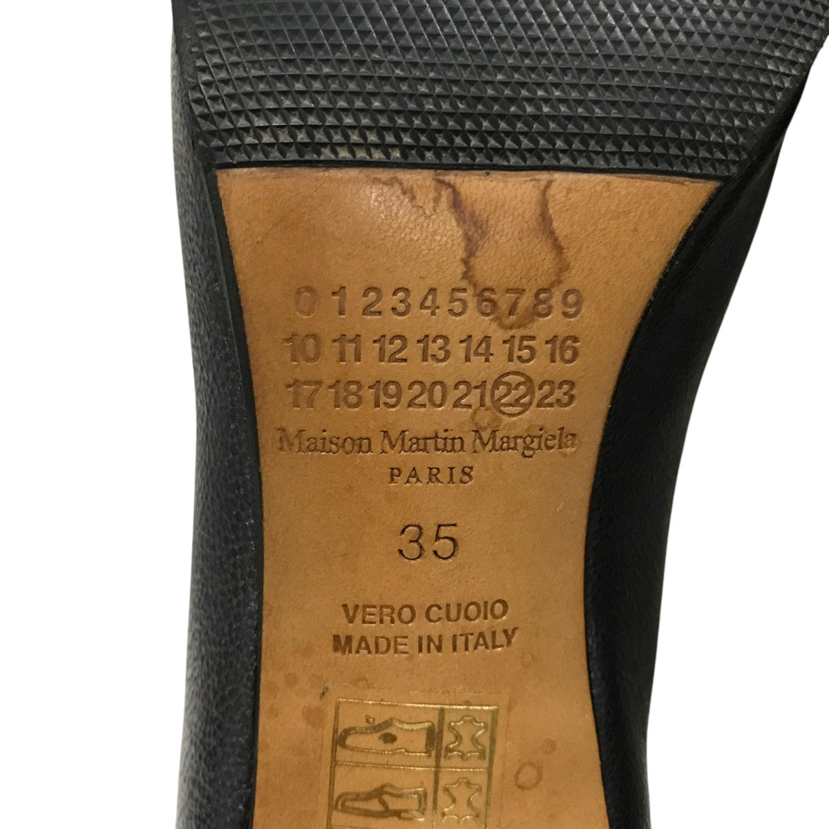 Maison Margiela ヒールパンプスS38WL0207 古着・中古-8枚目のアイテム画像