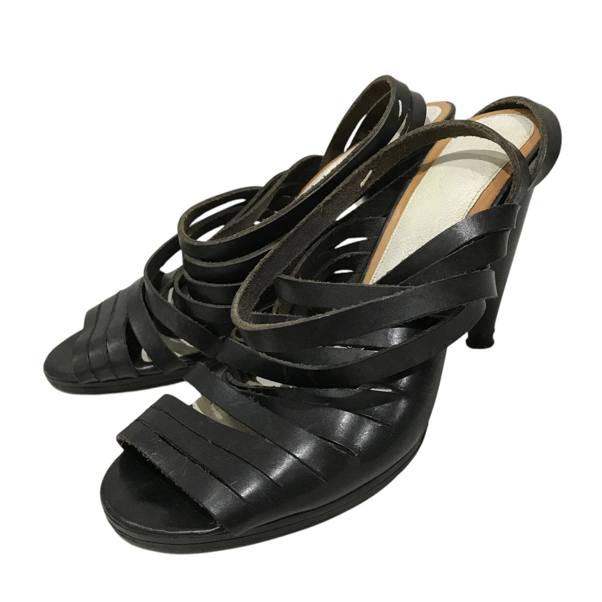 新品未使用級✨Maison Margiela サンダル ストラップ ブラック Maison Margiela(メゾンマルジェラ) ストラップサンダル