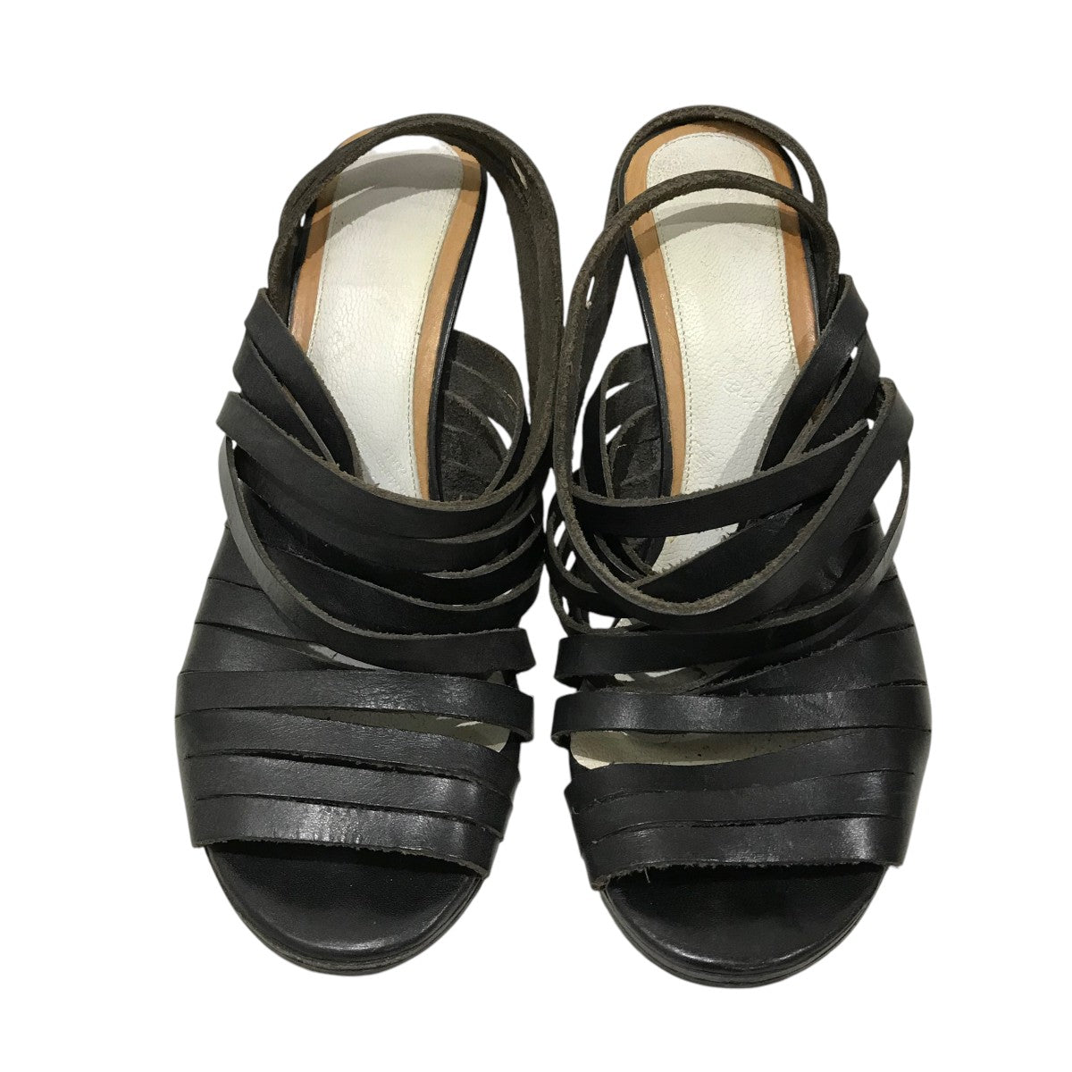 新品未使用級✨Maison Margiela サンダル ストラップ ブラック Maison Margiela(メゾンマルジェラ) ストラップサンダル