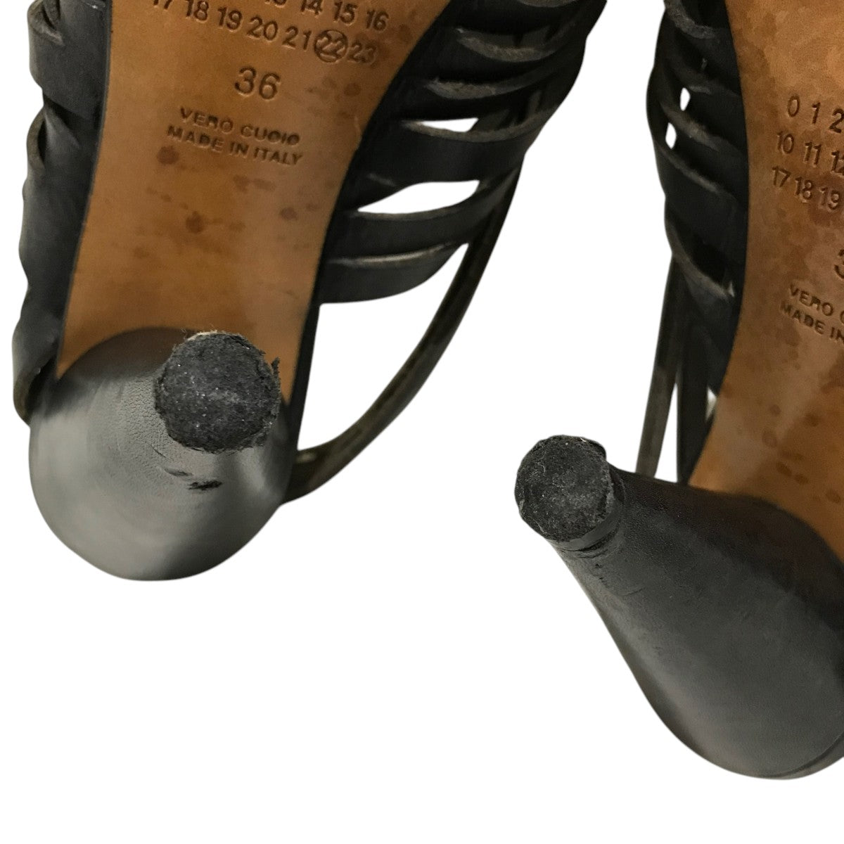 Maison Margiela(メゾンマルジェラ) ストラップサンダル ブラック