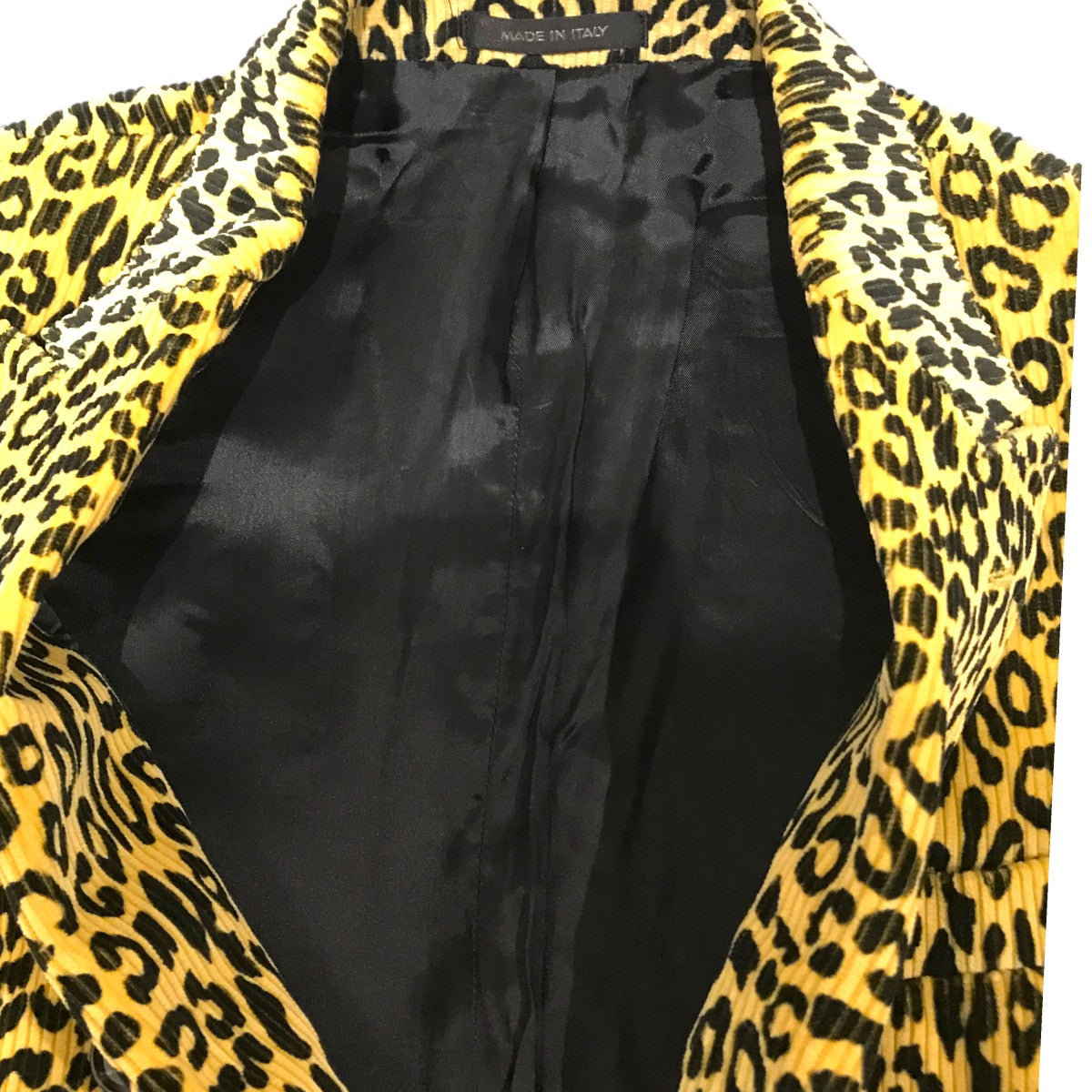 Noah(ノア) レオパードダブルジャケット イエロー サイズ 38R｜【公式